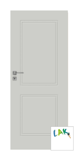 Interiérové dvere Naturel Latino pravé 90 cm biele LATINO7090P