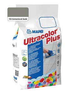Škárovacia hmota Mapei Ultracolor Plus Cementovo šedá 5 kg CG2WA MAPU113