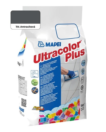 Škárovacia hmota Mapei Ultracolor Plus antracite 5 kg CG2WA MAPU114