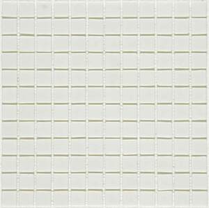 Sklenená mozaika Mosavit Monocolores Blanco 30x30 cm lesk MC101
