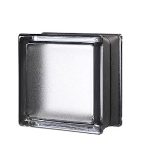 Luxfera zo skla v šedej farbe o rozmere 15x15x8 cm. Vhodné do interiéru aj exteriéru.