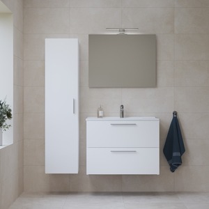 Kúpeľňová skrinka vysoká VitrA Mia 35x35x145 cm biela lesk MIAV35B