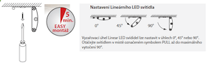 Svetlo Naturel Linear LED 5W, dĺžka 30 cm 4000K 24V ML01