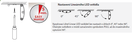 Svetlo Naturel Linear LED 16W, dĺžka 100 cm 4000K 24V ML03
