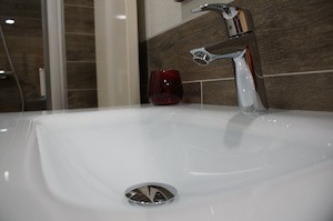 Kúpeľňová skrinka s umývadlom Naturel Modena 90x46 cm dub šedý MODENAS90Z