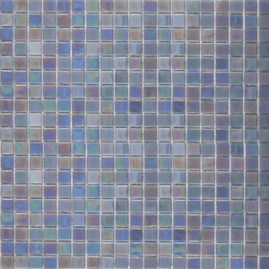 Sklenená mozaika Premium Mosaic stříbrná 33x33 cm lesk MOS15SIHM