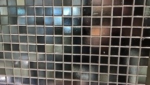 Sklenená mozaika Premium Mosaic černá 33x33 cm lesk MOS20BKHM
