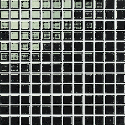 Keramická mozaika Premium Mosaic černá 30x30 cm lesk MOS23BK