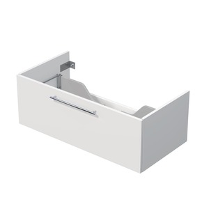 Kúpeľňová skrinka pod umývadlo na desku Naturel Ratio 100x39,6x50 cm biela mat ND1001Z36.A3416