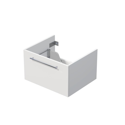 Kúpeľňová skrinka pod umývadlo na desku Naturel Ratio 60x39,6x50 cm biela mat ND601Z36.A3416