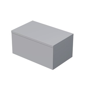 Kúpeľňová skrinka pod umývadlo na desku Naturel Ratio 80x39,6x50 cm v šedej farbe mat ND801Z36PU.A5866