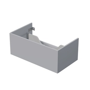Kúpeľňová skrinka pod umývadlo na desku Naturel Ratio 90x39,6x50 cm v šedej farbe mat ND901Z36PU.A5866