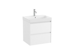Kúpeľňová skrinka s umývadlom Roca ONA 60x64,5x46 cm biela mat ONA602ZBM