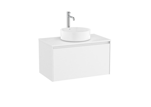 Kúpeľňová skrinka pod umývadlo Roca ONA 79,4x44,3x45,7 cm biela mat ONADESK801ZBM