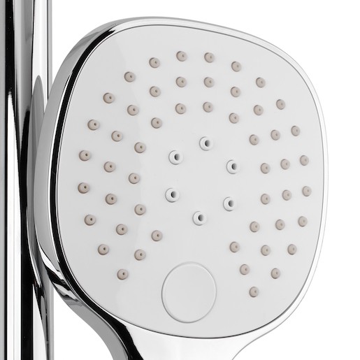 Sprchový systém Optima s vaňovým termostatom biela/chróm OPTIMASSTZV