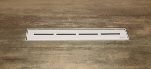 Sprchový žľab Ravak Runway 95 cm nerez lesk lines X01631