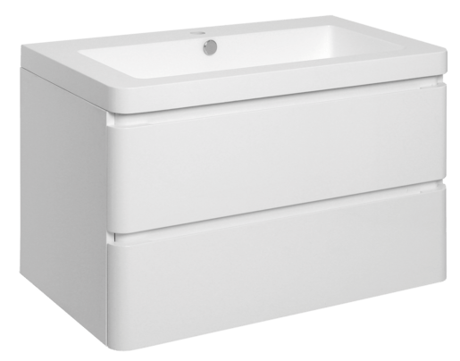 Kúpeľňová skrinka s umývadlom Naturel Pavia Way 105x48,5 cm biela PAVIA2105Z
