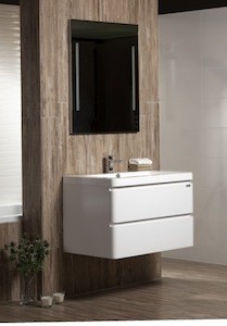 Kúpeľňová skrinka s umývadlom Naturel Pavia Way 85x48,5 cm biela PAVIA285Z