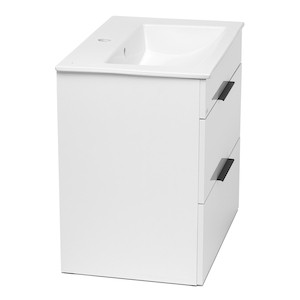 Kúpeľňová skrinka s umývadlom Jika Plan 65x44,1x62,2 cm biela H4536021763001