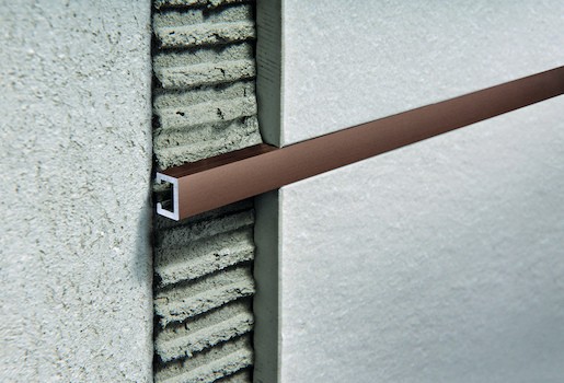 Lišta dekoračná Progress Profile hliník elox copper, dĺžka 270 cm, výška 7 mm, šírka 10 mm, PLTPAR10