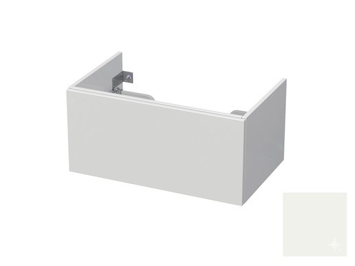 Kúpeľňová skrinka pod umývadlo Naturel Ratio 75,5x36x37 cm biela lesk PN801Z36PU.9016G