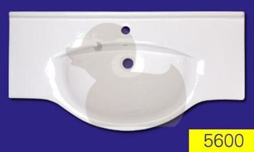 Kúpeľňová skrinka s umývadlom Keramia Pro 102x55 cm biela PRO100DV
