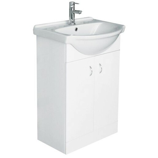 Kúpeľňová skrinka s umývadlom Multi Pro 52x41,2 cm biela PRO50SOKL