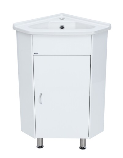 Kúpeľňová skrinka s umývadlom Keramia Pro 57,3x41 cm biela PRORSDV