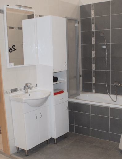 Kúpeľňová skrinka vysoká Keramia Pro 35x192x33,3 cm biela PROV35LP