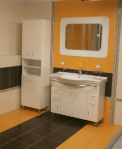 Kúpeľňová skrinka vysoká Keramia Pro 50x192x33,3 cm biela PROV50DV