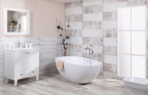 Kúpeľňová skrinka s umývadlom Naturel Provence 75x46 cm biela PROVENCE75BT