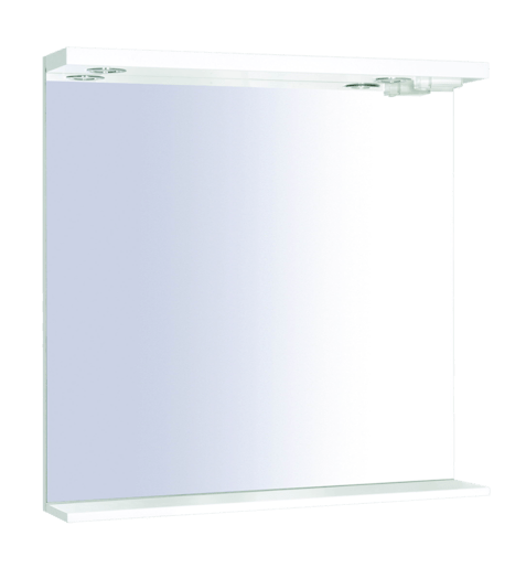 Zrkadlo s osvetlením Keramia Pro 70x80 cm biela PROZRCK70IP