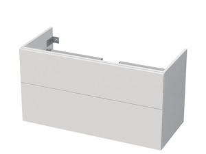 Kúpeľňová skrinka pod umývadlo Naturel Ratio 100x56x44 cm biela lesk PS1052Z56PU.9016G