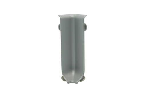 Roh k soklu Progress Profile vnútorný hliník elox strieborná, výška 60 mm, RIZCTAA602