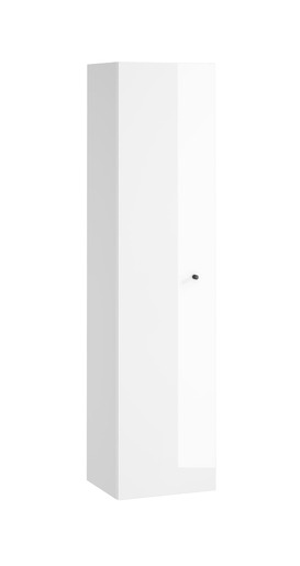 Kúpeľňová skrinka vysoká Cersanit Medley 39,4x160x33,7 cm biela lesk S932-109-DSM