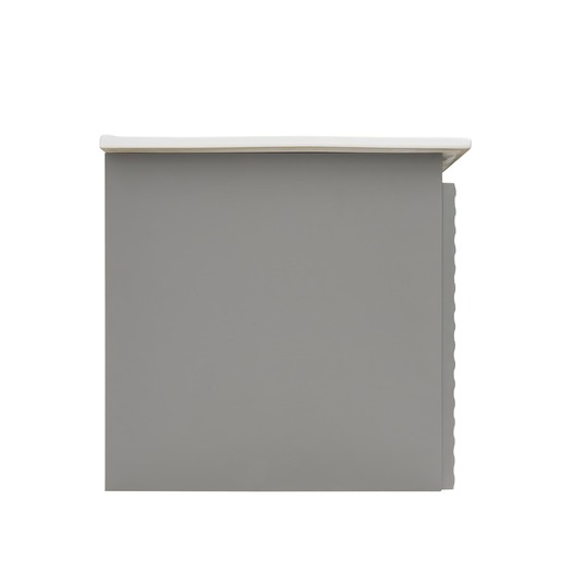 Kúpeľňová skrinka s umývadlom Naturel Savona 118x43x44, 8 cm sivá mat