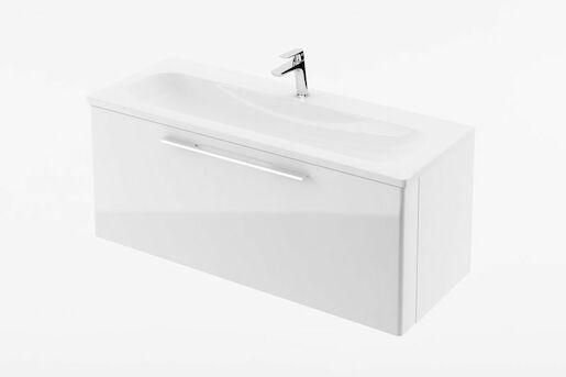 Kúpeľňová skrinka pod umývadlo Ravak Ring 100x38 cm biela X000000769