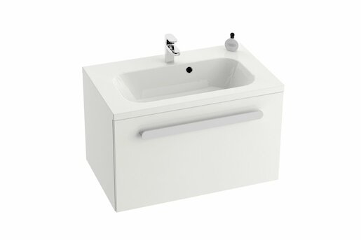 Kúpeľňová skrinka pod umývadlo Ravak chróme 60x49 cm biela X000000530