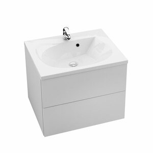 Kúpeľňová skrinka pod umývadlo Ravak Rosa 60x49 cm biela X000000924