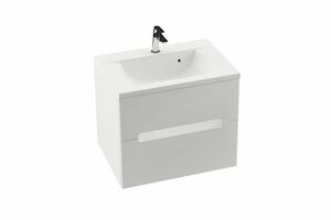 Kúpeľňová skrinka pod umývadlo Ravak Classic 80x49 cm biela X000000910