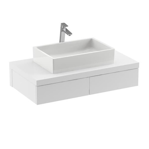 Kúpeľňová skrinka pod umývadlo Ravak Formy 80x55 cm biela X000001029