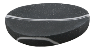 Mydelnička vo farebnom prevedení čierna. Šírka tohto kúpeľňového doplnku od značky Optima je 12,2 cm a je vyrobený z materiálu polyresin.