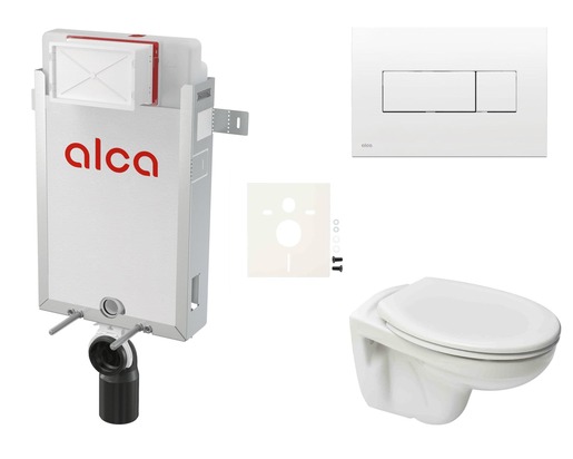 Cenovo zvýhodnený závesný WC set Alca na zamurovanie + WC S-Line S-line Pre SIKOAP4