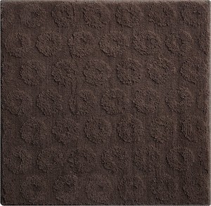 Kúpeľňová predložka polyester Grund 55x55 cm, hnedá SIKODGLIS554