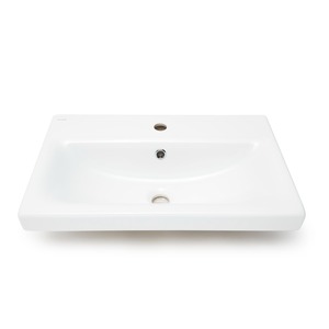 Kúpeľňová skrinka s umývadlom Cersanit Dormo 60x37,5x62 cm biela lesk SIKONCMO004BL