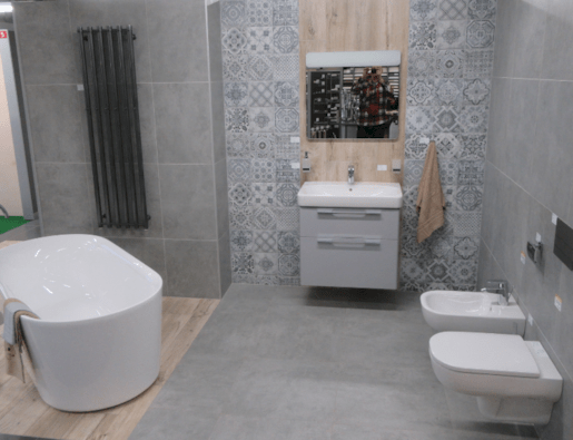 Kúpeľňová skrinka s umývadlom Kolo Kolo 75x71 cm v platinovej šedej farbe SIKONKOT75PS