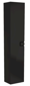 Kúpeľňová skrinka vysoká Kolo Twins 35x180 cm čierna mat SIKONKOTWVSCM