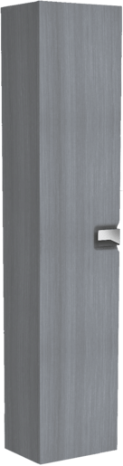 Kúpeľňová skrinka vysoká Kolo Twins 35x180 cm v prevedení grafit strieborný SIKONKOTWVSSG