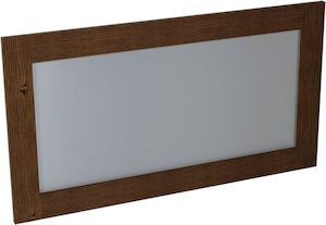 Zrkadlo Brand 130x70 cm hnedá SIKONSB061
