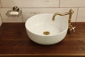 Kúpeľňová skrinka pod umývadlo Brand 130x50 cm morený smrek SIKONSB131